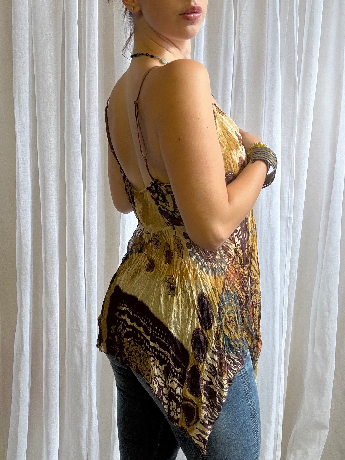 cami top fairy asymmetric hem size S
