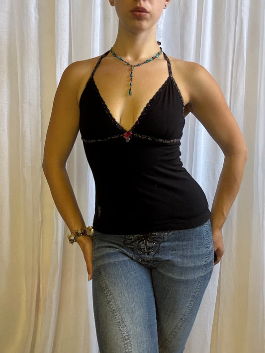 Vive Maria cami fop black floral size S