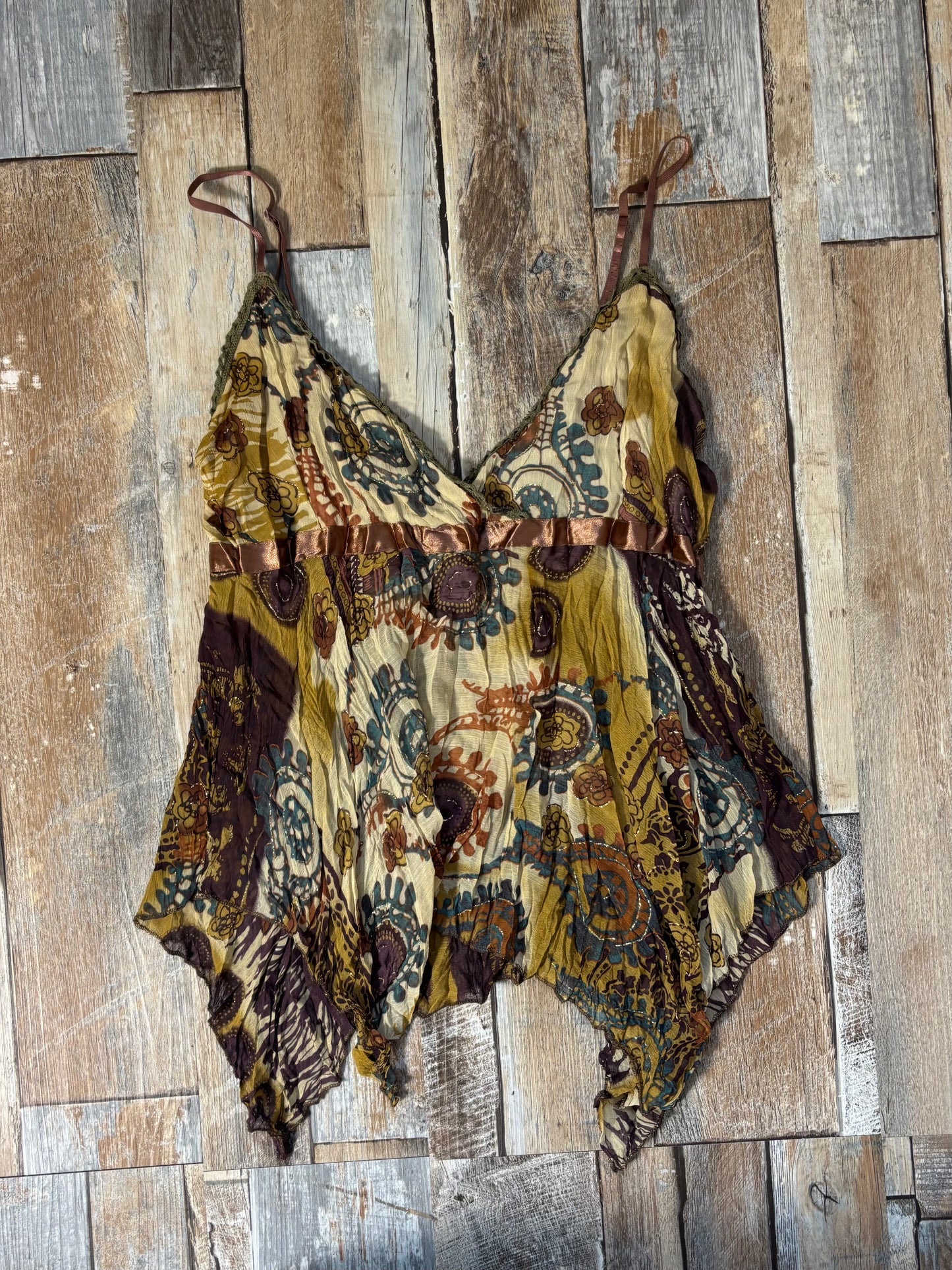 cami top fairy asymmetric hem size S