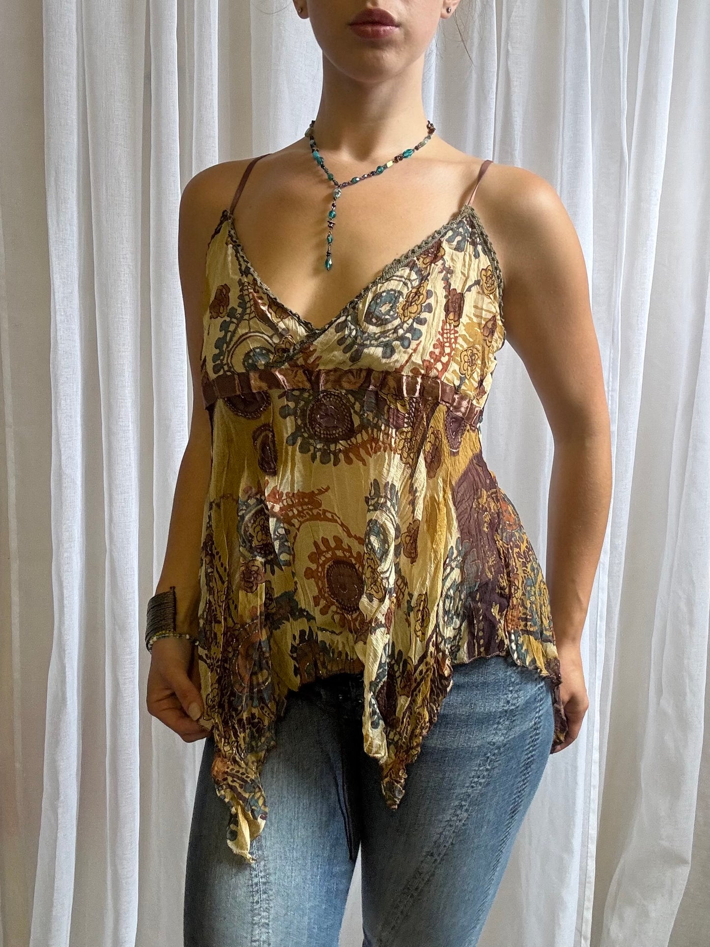 cami top fairy asymmetric hem size S